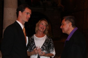 Jason, Agnes and Gerhardt after the concert