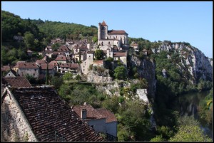 Saint-Cirq-Lapopie from the east